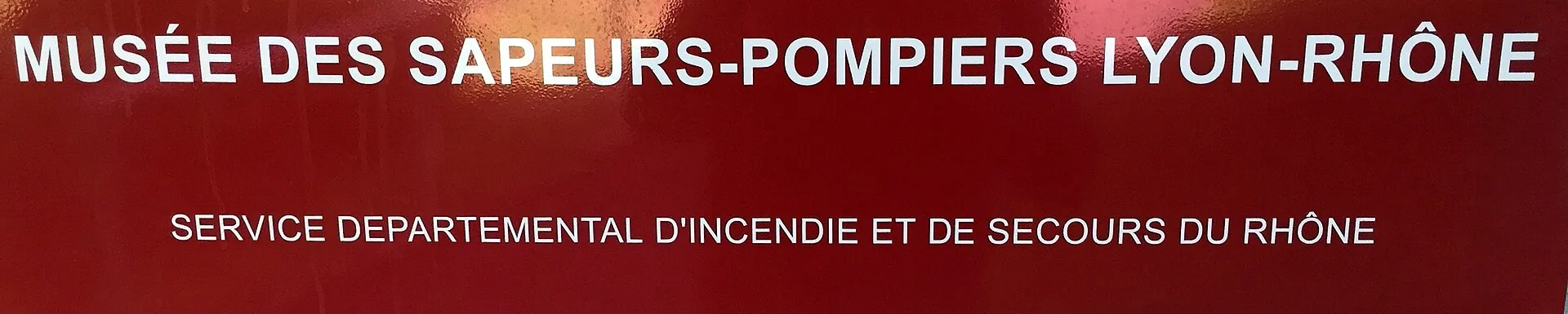 Un véhicule des sapeurs-pompiers du Rhône